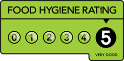 Food Hygiene Rating 5 Stars